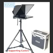 YISHI 24-дюймовый складной Портативный телесуфлера для микро-класс сеанса модератор надпись телесуфлера Поддержка ремень ролики
