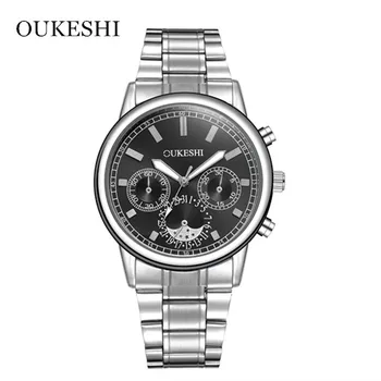 

OUKESHI Men's Quartz Watches Fashion Casual Waterproof Sports Watches Men Business relojes Quartz watch Relogio Masculino