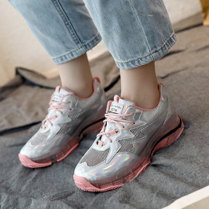 

New Arrival Running Shoes For Females Mesh Breathable Ladies Jogging Shoe Wearable Designer Women Sneakers Luxury Sports Shoes