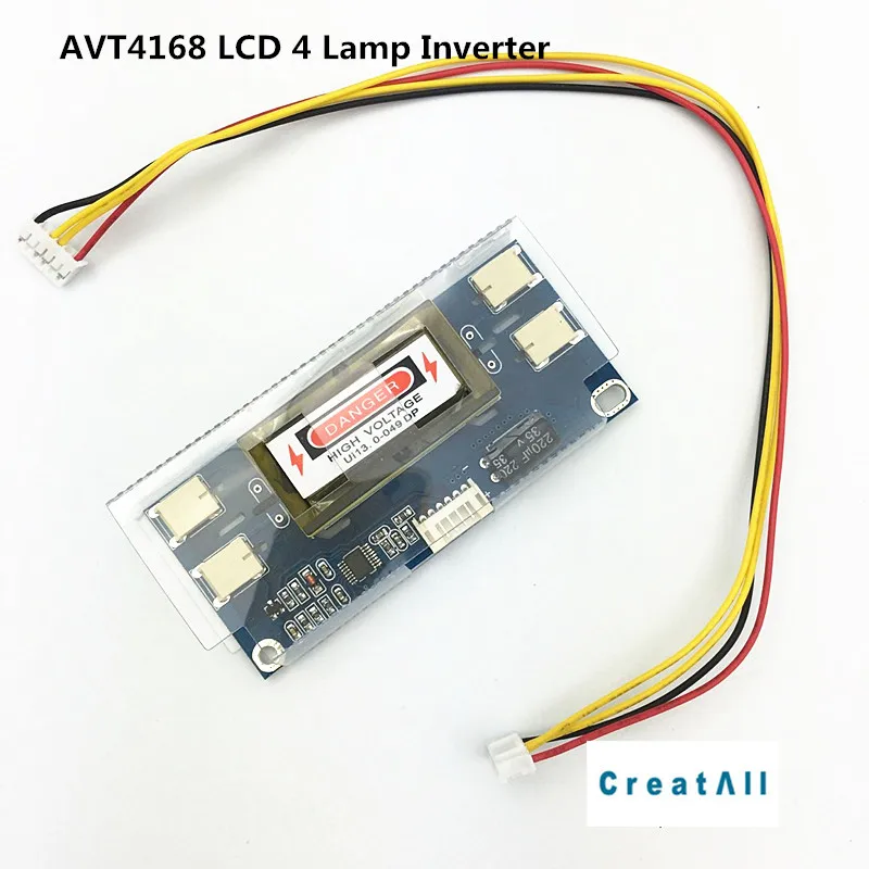Мини Desgin avt4168 PC ЖК-дисплей МОНИТОР CCFL 4 ЛАМПА 10 В-28 В Универсальный инвертор |