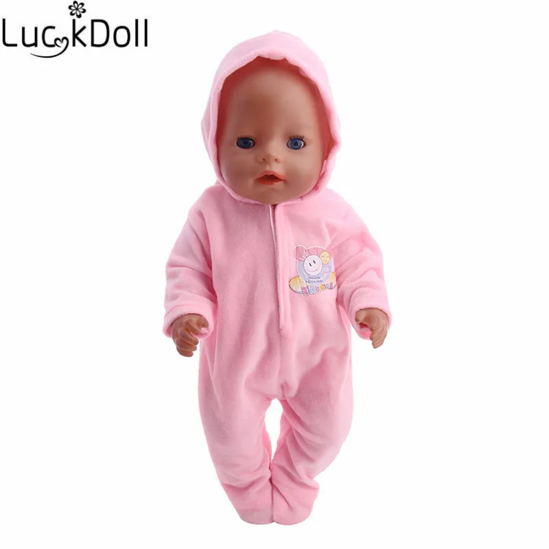 Luckydoll Повседневная кукольная Пижама подходит 18 дюймов Американский 43 см Кукла Одежда Аксессуары Детские лучшие рождественские подарки