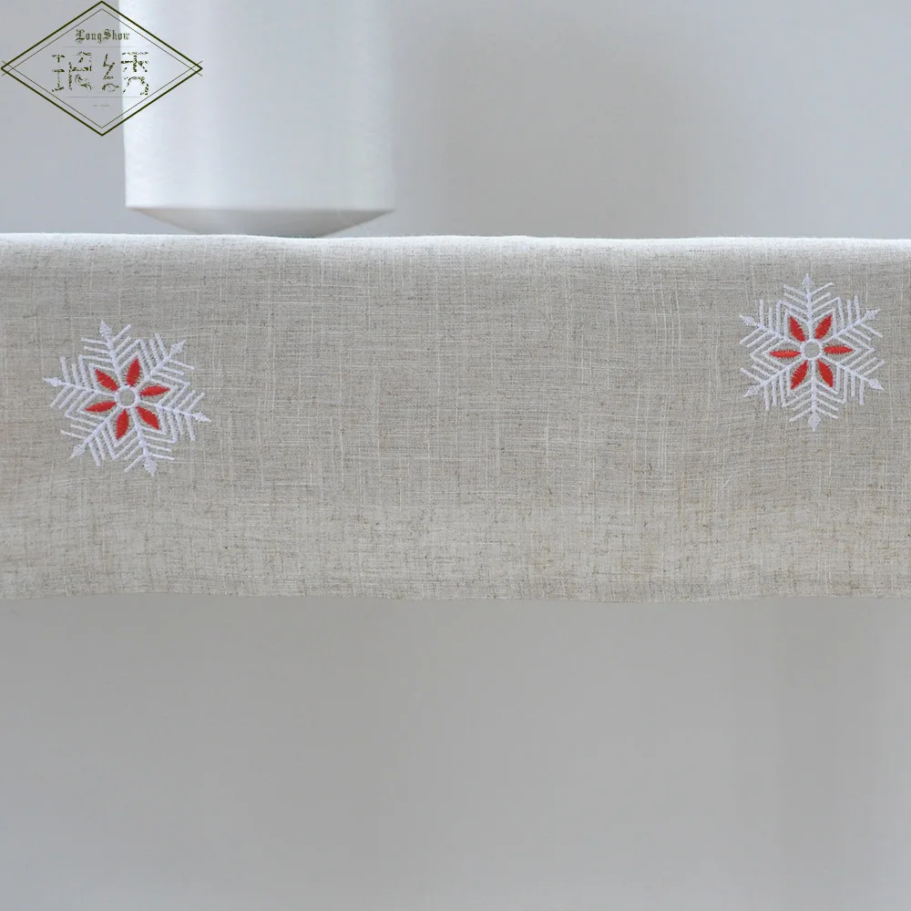 Льняная скатерть с вышивкой квадратный стиль 85 см|embroidered tablecloth|tablecloth embroideredembroidered