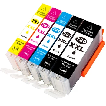 

Compatible Ink Cartridge Replacement for CANON PGI-780XXL CLI-781XXL 5PACK TS707 PIXMA TR8570 TS9170 TS8170