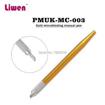 

Top sale 50pcs/lot beauty salon makeup tattoo pen machine with free 10pcs manual embroidery needles DHL free shipping