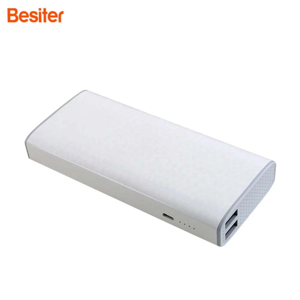 Besiter 10000 mah power bank Draagbare Oplader Externe Batterij quick charge Power Bank Super Slim Dunne Powerbank voor iphone