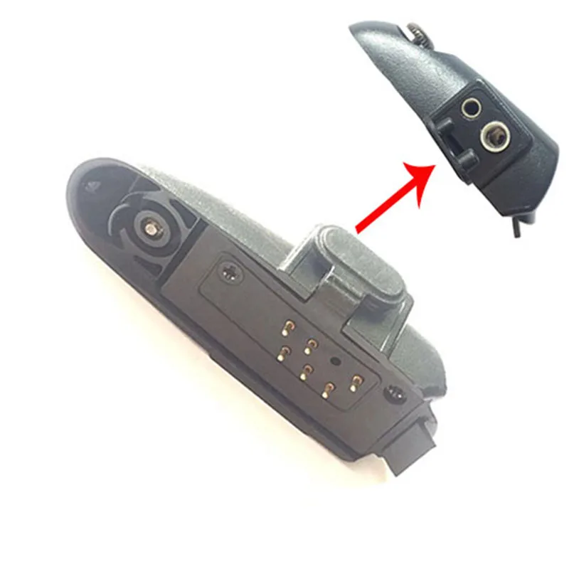 GT-3WP T-57 UV-9R For M Interface 2Pin Headset Port Walkie talkie Audio Adapter For Baofeng 9700 A58 UV-9R UV9R Plus Adapter For M Interface 2Pin Headset Port  Accessories (4)