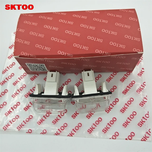 High quality License Plate Light Lamp Bulbs For Peugeot 206 207 306 307 308 406 407 5008 Partner Citroen C3 C3 Ii C3 C4 C5 6