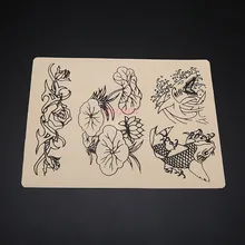 10 шт. макияж, профессиональная косметика, постоянный макияж, лотос, кожа для обучения татуировкам для татуировки