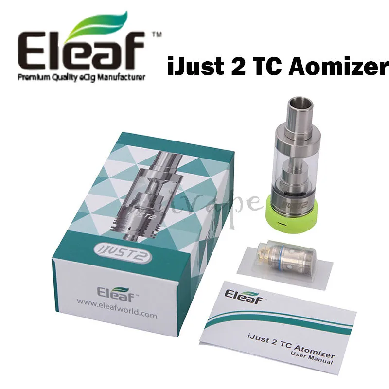 Original Eleaf  iJust 2 TC Atomizer  5.5ml Capacity EC Head 510 Thread for iJust 2 Kit iJust 2 Atomizer 60W