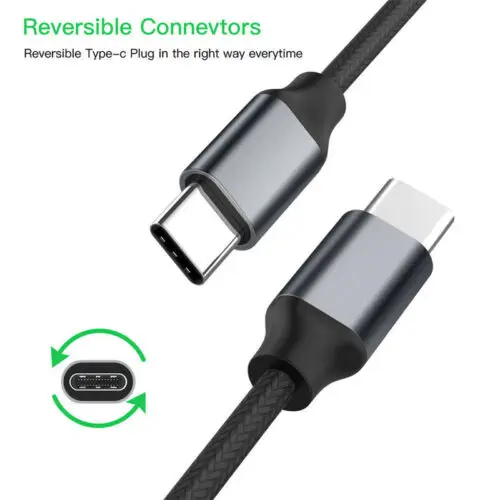 Кабель для быстрой зарядки и синхронизации USB Type C на 3 1|Кабели передачи данных| |