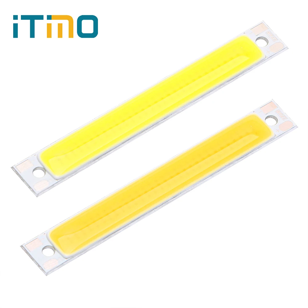 

iTimo 1W DIY LED Strip Light for Car Lighting Desk Lamp Light Source COB LED Panel Lamp Replacement Lamp White/Warm White 3.7V