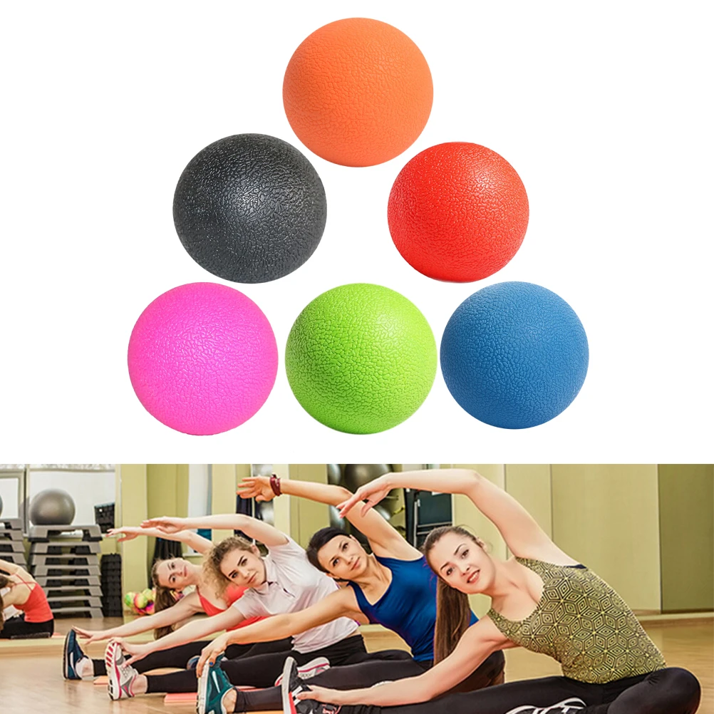 1 шт. Массажный мяч для Лакросса для миофасциального релиза фитнес-терапия спортзал упражнения для расслабления хоккейный мяч для йоги
