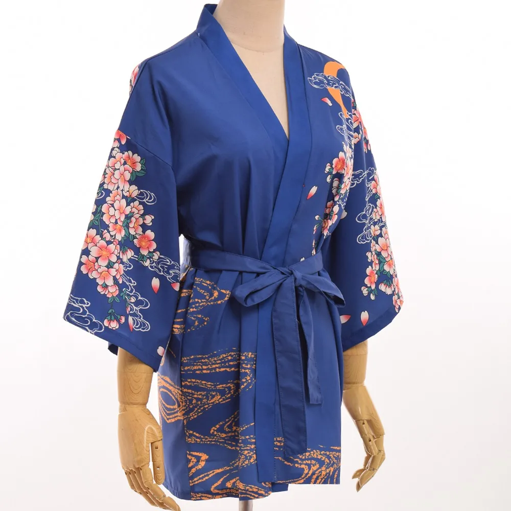 Женское винтажное кимоно Yukata японский банный халат хаории Сакура красный карп