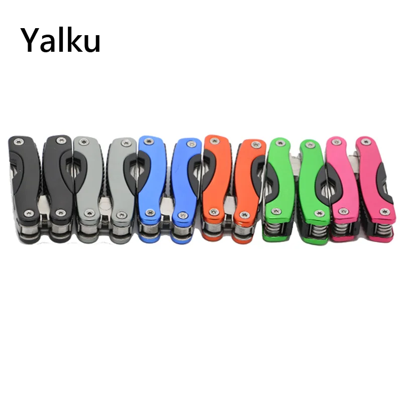 Yalku Outdoor Multitool Pliers Serrated Knife Jaw Hand Tools Screwdriver Pliers Knife Multitool Knife Set Survival