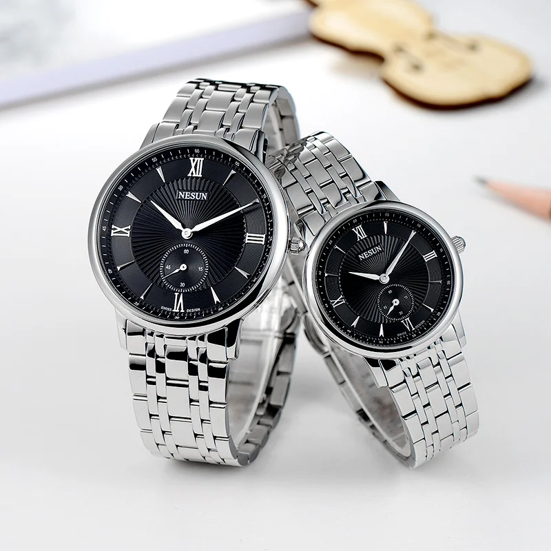 Nesun Switzerland Luxury Brand Watch Men Japan MIYOTA Quartz Movement Lover's Watches full Stainless Steel Women clock N8501-SL2 Nesun Switzerland Luxury Brand Watch Men Japan MIYOTA Quartz Movement Lover's Watches full Stainless Steel Women clock N8501-SL2