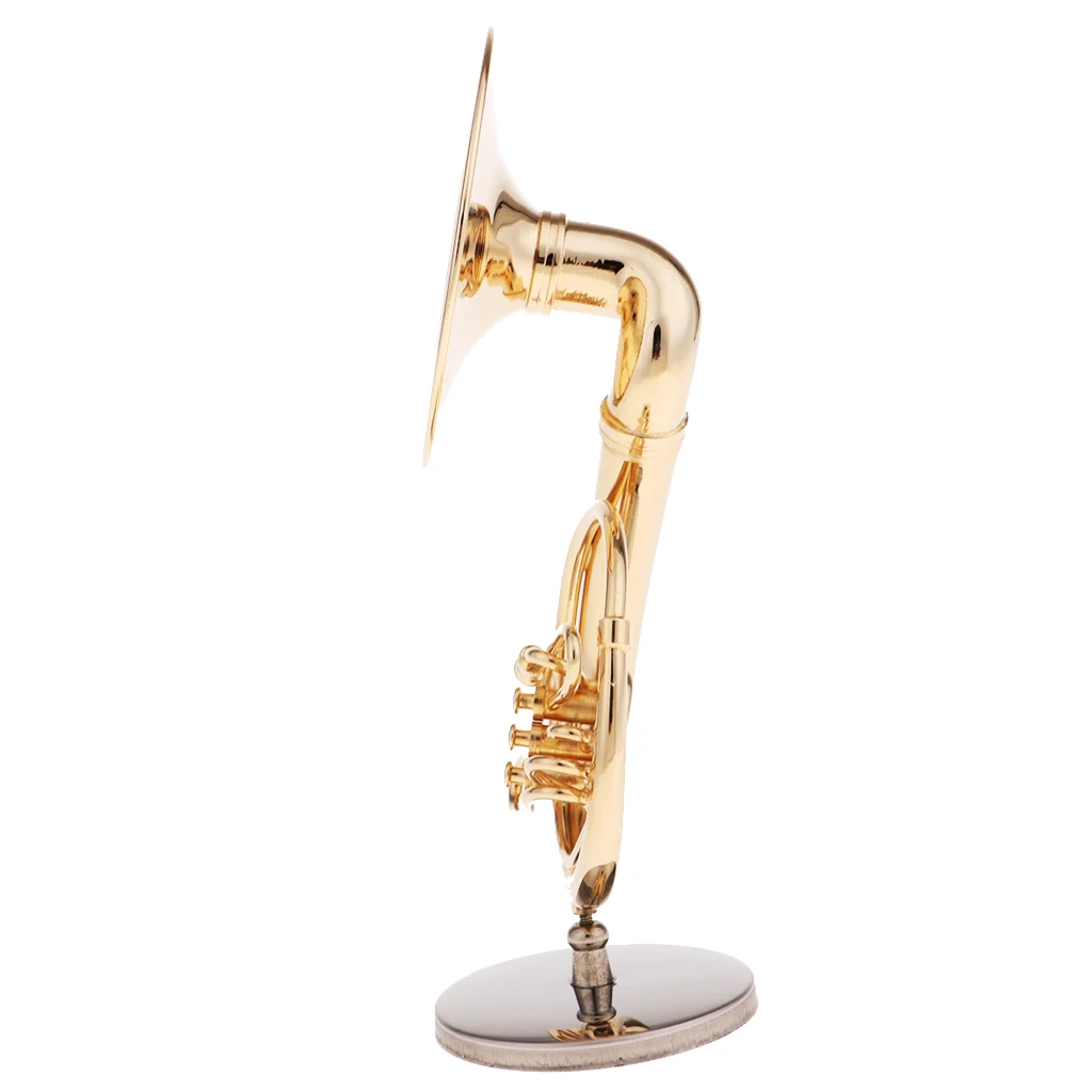 1:6 Sousaphone Brass Wind Instrument with Case for 12