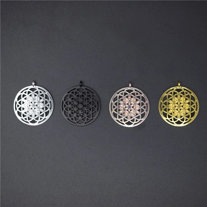 

Seed Of Life Pendant Geometric Pendant Sacred Geometry Flower of life pendants Graducation Jewellery