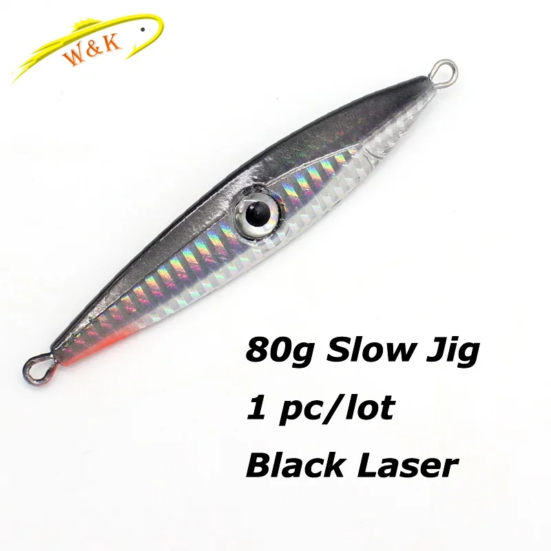 120g 80g Slow JIGGING Lures Saltwater Fishing Lures for Cod Bass