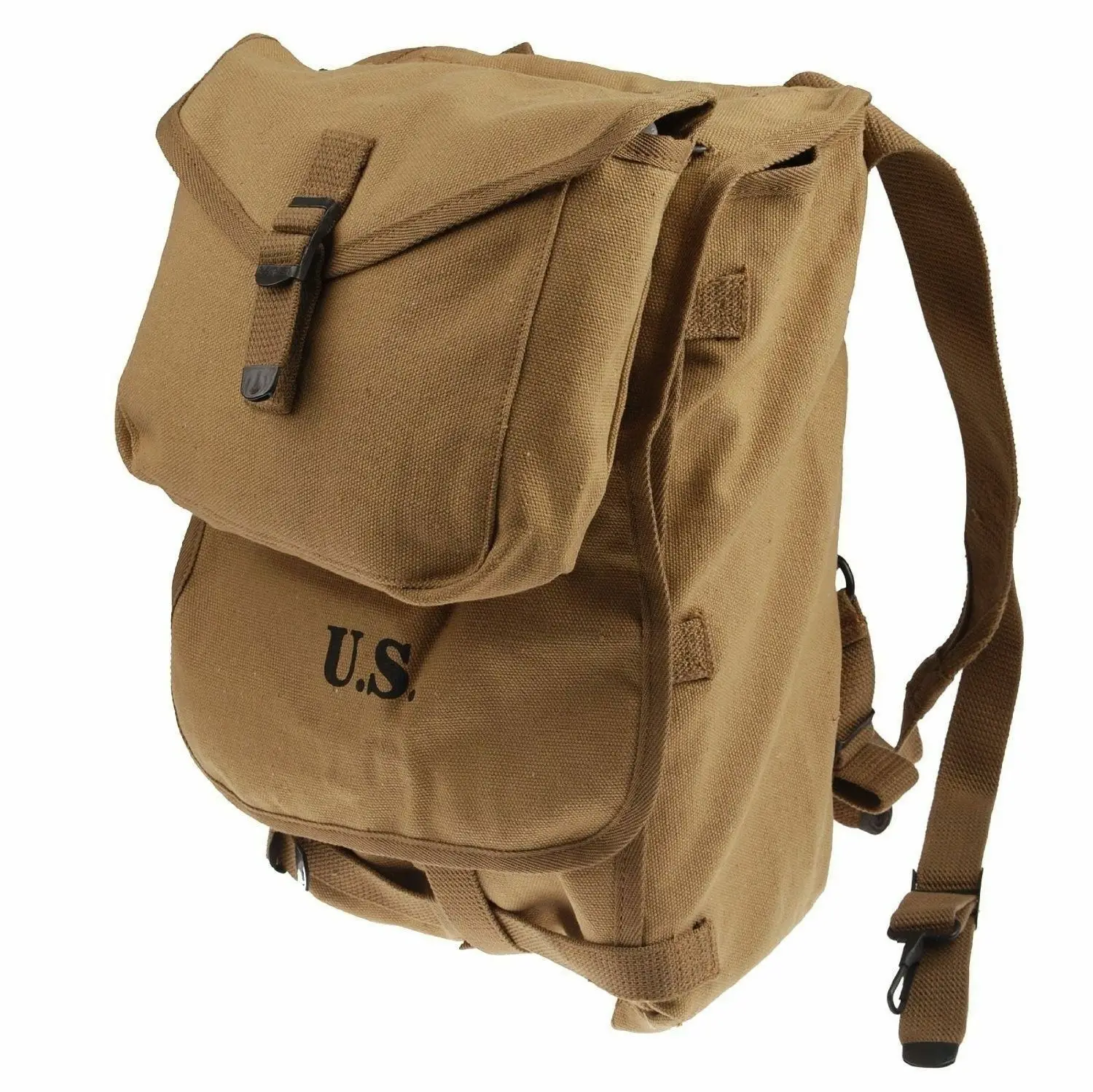 

WWII US MUSETTE ARMY M1928 HAVERSACK KNAPSACK OUTDOOR BACKPACK CAMPING BAG
