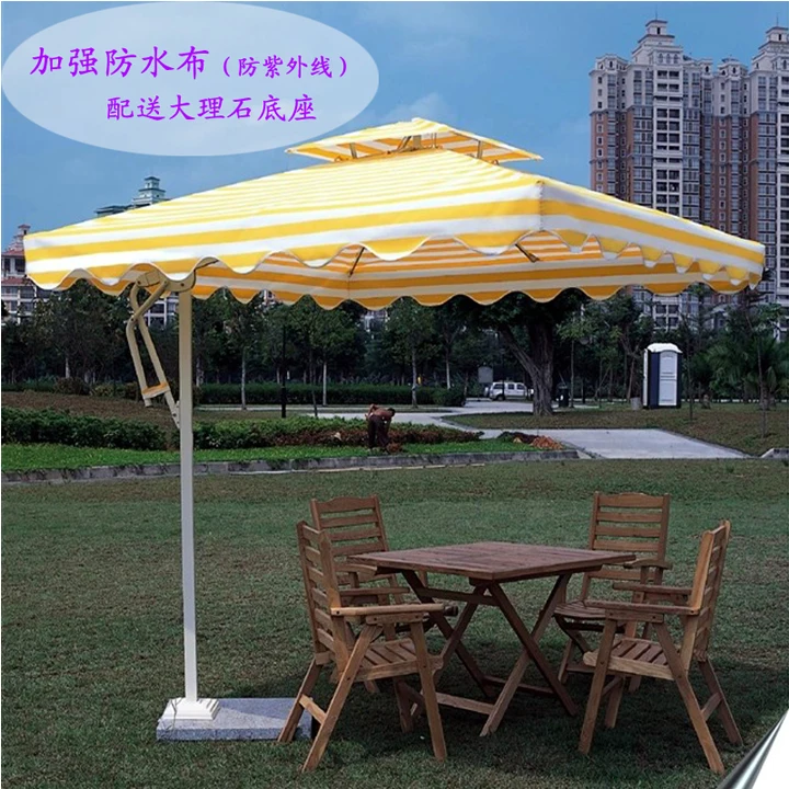 

Villa outdoor patio umbrella balcony side sidearm toy umbrellas UV legs