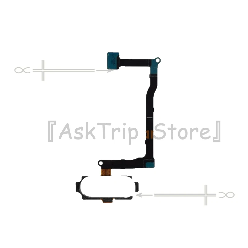 Original Back Home Button Fingerprint Sensor Flex Cable Phone Repair Parts For Samsung Galaxy Note 5 N920F N9200 N920C