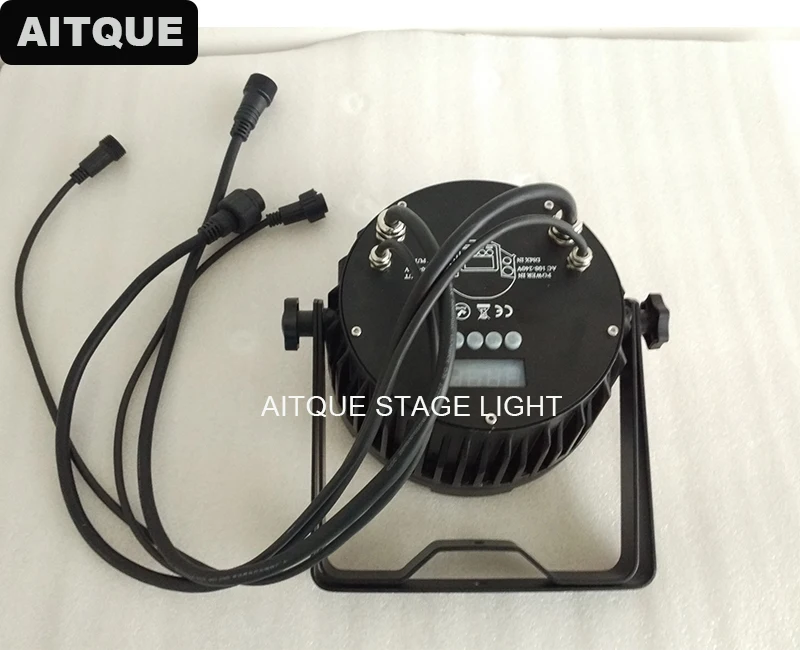 Conduziu a Luz do Par 12 Lote Boate Levou Holofotes Par 9x15 w Rgbwa Par Levou Plana 15 w Latas Par Led Plana Ip65 4 w rgbwa par levou plana 15 w