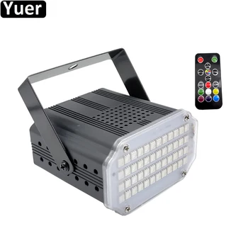

NEW 48 LED RGB 3IN1 Strobe Lights Disco DJ Party Holiday Christmas Music Club Sound Activated Flash Music Stage Lighting Effect
