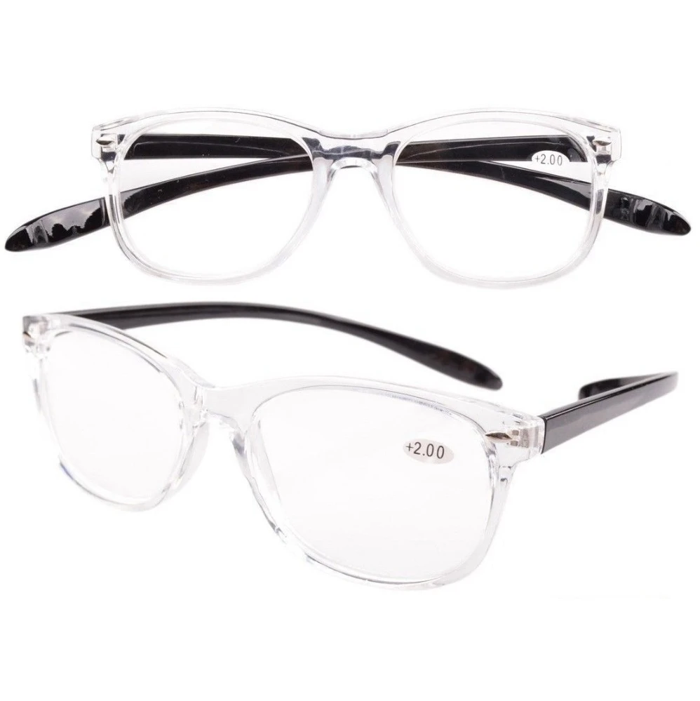 

FR007 Quality Long Arms Around the Neck Retro Reading Glasses Transparent Frame +1.0/1.5/2.0/2.25/2.5/2.75/3.0/3.5/4.0
