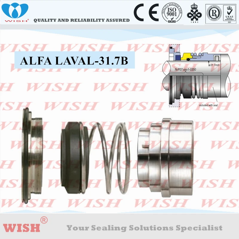 

AL-31.7B with a flushed seal chamber 31.7MM to suit Alfa Laval LKH Series Pumps,AES P07-0350(35mm),Vulcan 92B,Billi BB13G