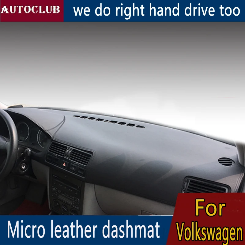Per Volkswagen Vw Eos Atlas/Teramont Touran Sharan Touareg Scirocco Pelle Dashmat Dashboard Cover Pad Dash Parasole Tappeto