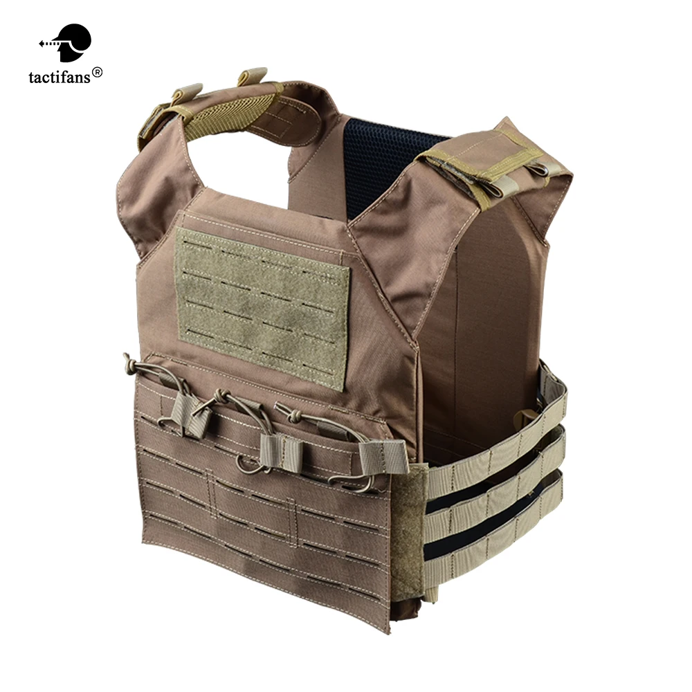 

TACTIFANS Men Laser-cut JPC Tactical Vest 1000D Nylon Material Hunting Vest 4 Different Colors VE4200