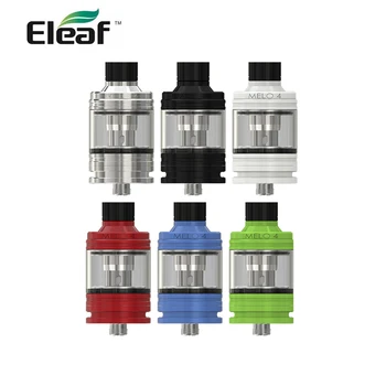 

Original Eleaf Melo 4 Atomizer 4.5ml D25 0.3ohm/0.5ohm EC2 Coil Head Eleaf ikuun I200 kit E cig atomizer tank