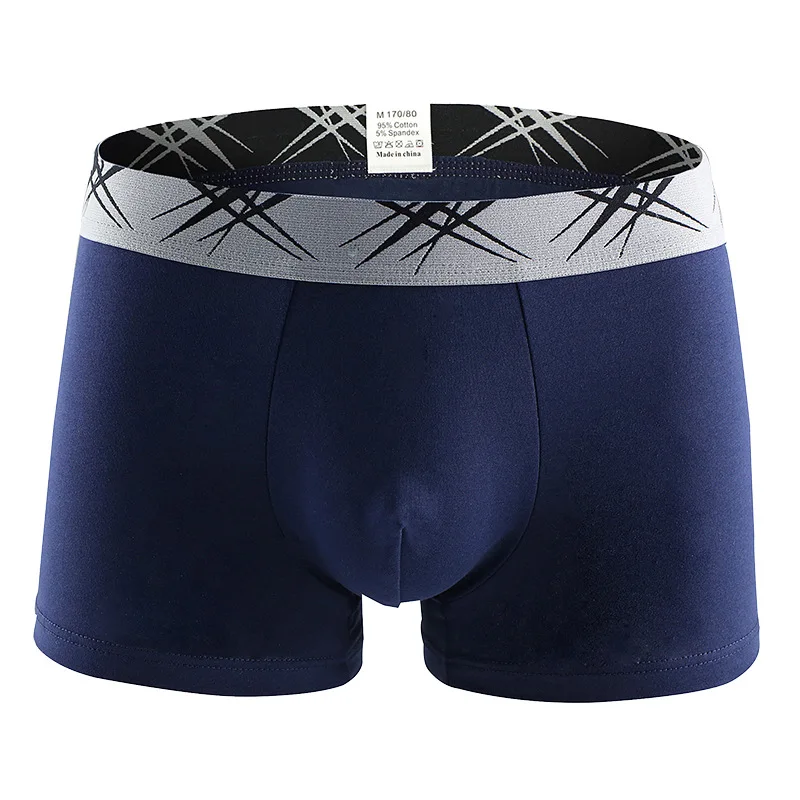 

Boxer Mens Underwear Cotton Man Big Short Colorful Breathable Solid Flexible Shorts Boxer Pure Color Underpants
