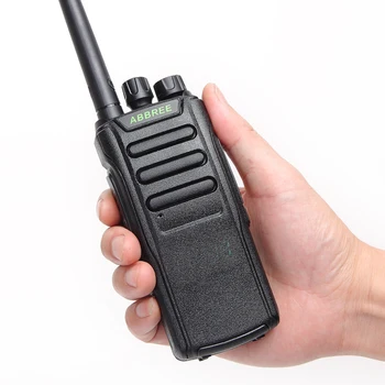 

ABBREE AR-Q10 10W Powerful 99CH LED Hidden Display Screen UHF 400-470Mhz 3000mAh Battery 10KM Range Two Way Radio Walkie Talkie