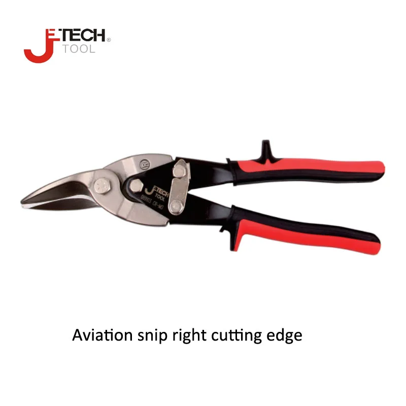 

Jetech known brand right edge sharp aviation scissor tin metal hard thread cutting shear tool for household and industry working