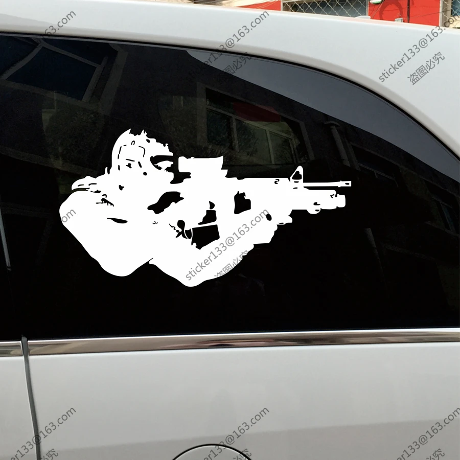 

Army Navy Soldier Car Decal Bumper Sticker Windows Vinyl Die cut,choose size and color!