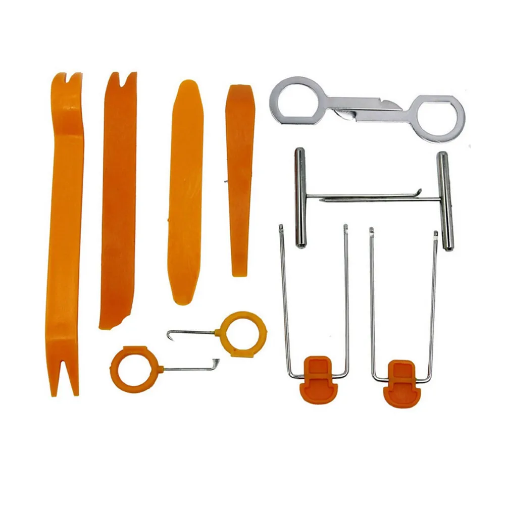 Car Radio Door Clip Panel Trim Dash Audio Removal Open Installer Pry Tool Hand Tool Set