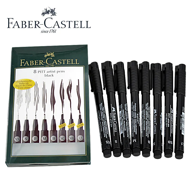 Faber Castell ручка набор игл чертежная ручка иглы ручка-закладка 8 шт./лот