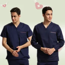 Медицинский Хирургический костюм стоматолог Красота форма медсестры врачи хирургии с эффектом потертости; костюмы