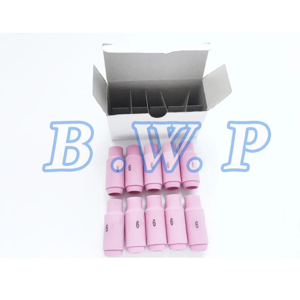 10N48 #6 Алюминиевые керамические насадки чашки для SR PTA DB WP 17 18 26 Tig сварочный фонарь