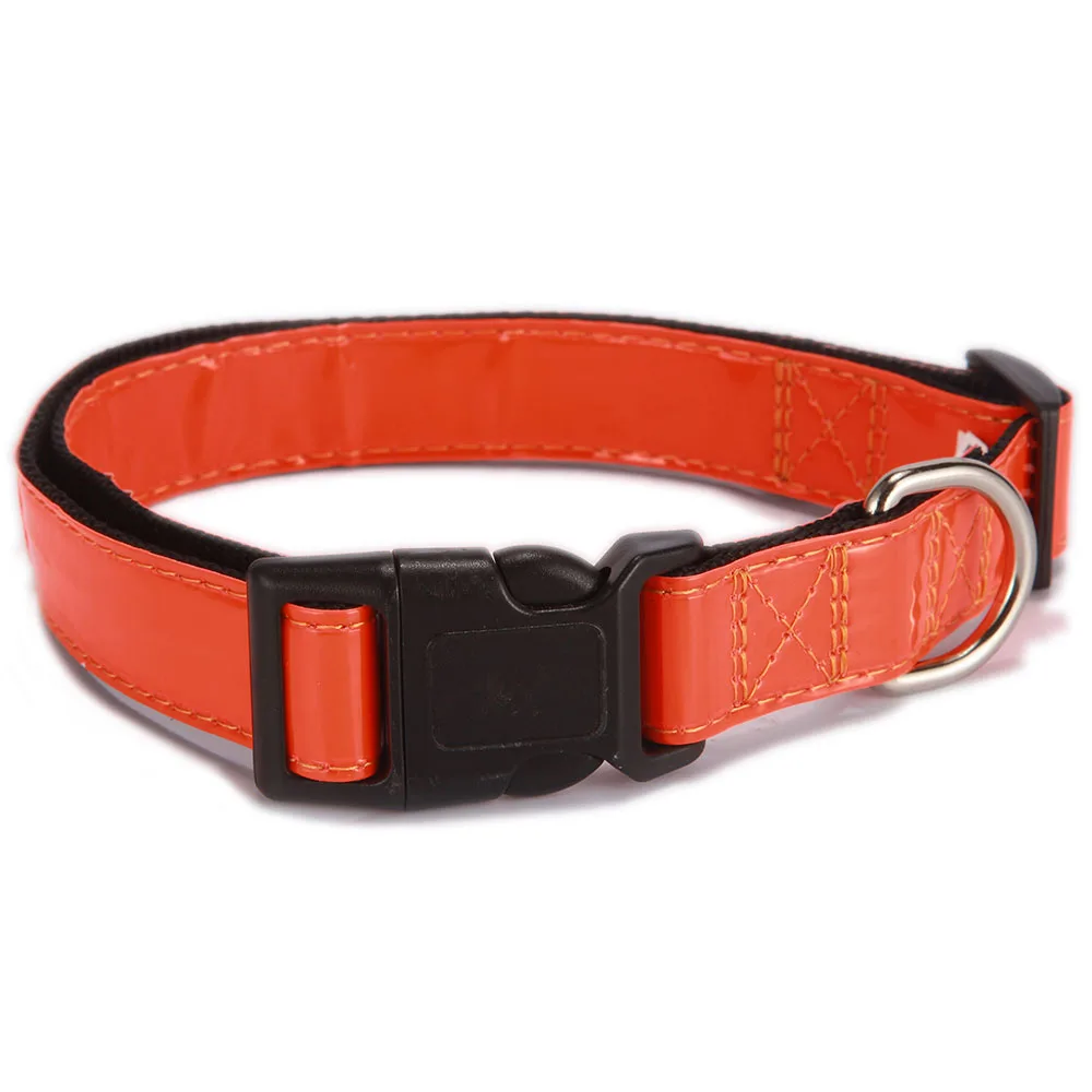 Buy Reflective Patches Dog Collars Quick Release Solid