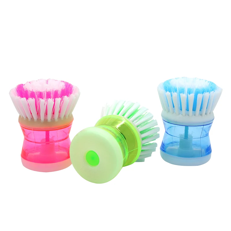 Cleaning Brush Supplies Palm Dish Brush with Washing Up Liquid Soap