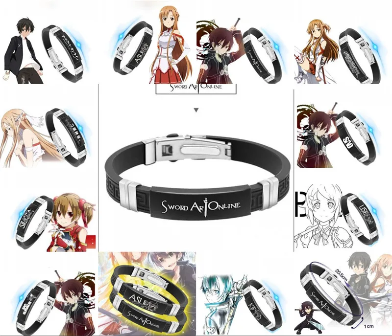 

Anime Sword Art Online Bracelet Animation Originality Ornaments Bracelet Gift Halloween Cosplay Cartoon Bracelet Christmas Gift