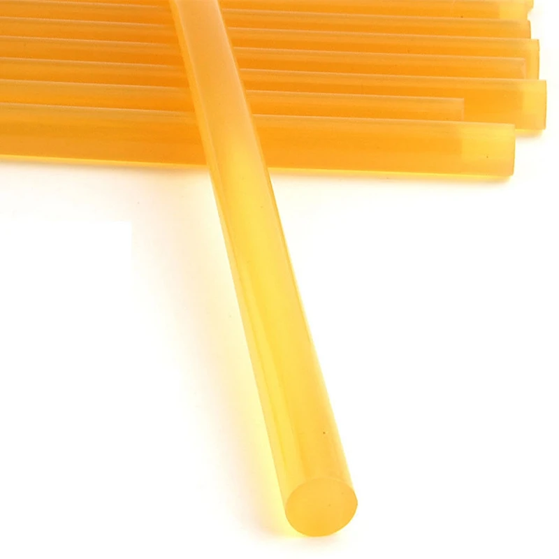 5pcs Yellow Hot Melt Glue Stick Car Body Paintless Dent Repair Puller Tool For Electric Glue Gun Craft Album Glue Sticks