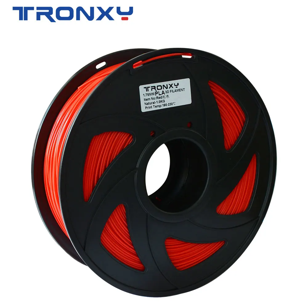 TRONXY 1 кг PLA 3d принтер нить 1,75 мм DIY принтеры экологические расходные материалы FDM печать Filamento черный белый