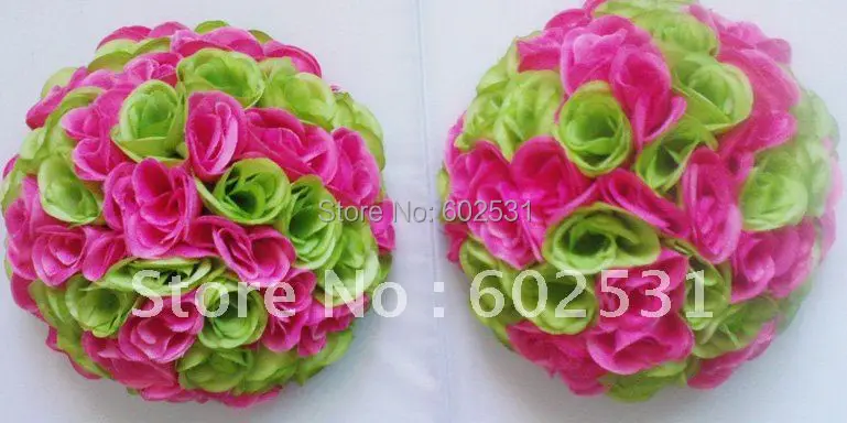 

SPR 25cm mix color wedding kissing ball bride flowers decorations artificial rose flower ball party decorative factory sales