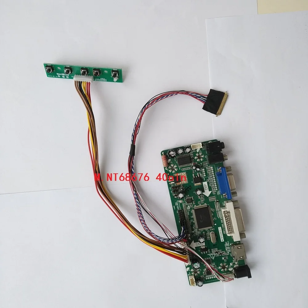 

Kit For LP140WH4-TLB2 VGA HDMI 14" LCD LED Panel Screen LG Display DIY 2019 Driver 1366X768 Controller board DVI Audio