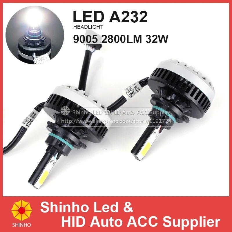 

Car Light Source 32W 2800LM 9005 HB3 COB LED Headlight DRL White Yellow 6000K 3000K Auto LED Headlamp Bulb Fog Lamp Driving Kit
