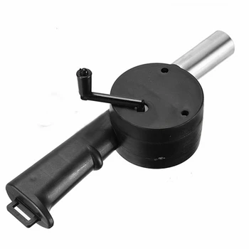 

ELEG-Manual Blower Outdoor Barbecue Fan Air Blower Grill Accessories High Quality Plastic & Stainless Steel BBQ Tools