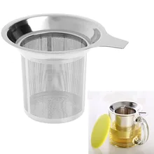 Popular Stainless Mesh Tea Infuser Reusable Strainer Loose Tea Leaf Spice Filter
